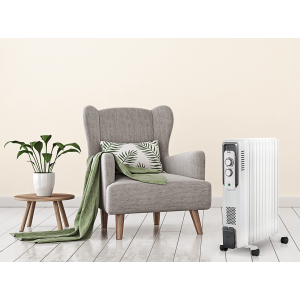 Масляный радиатор Ballu BOH/CB-11W в интерьере