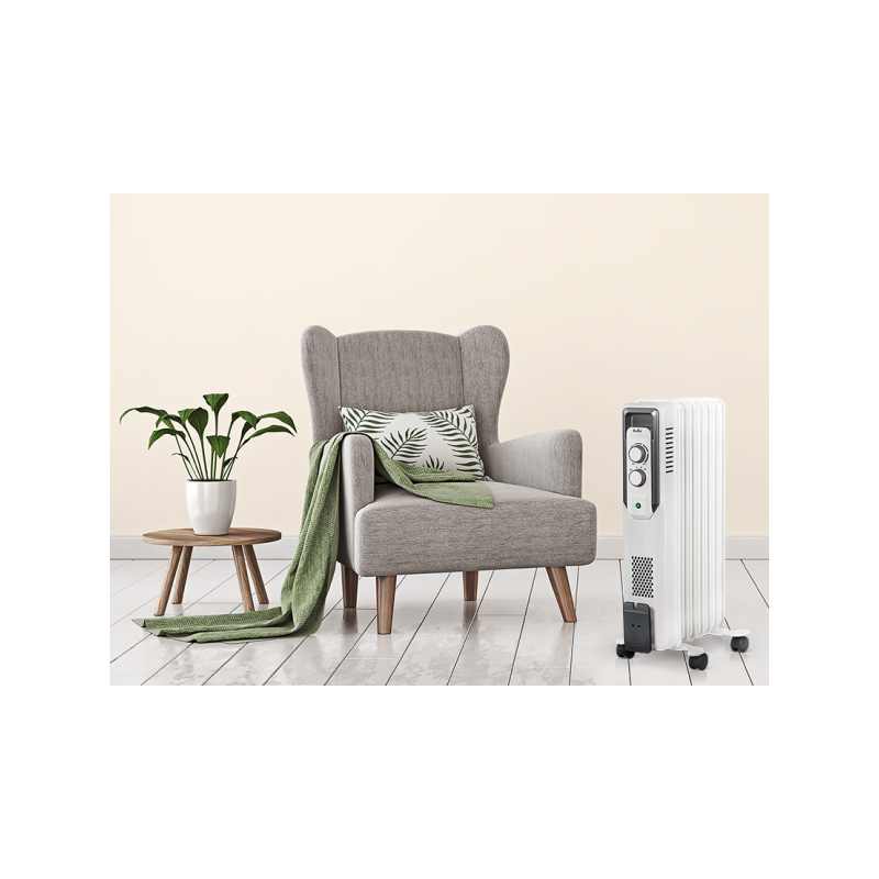 Масляный радиатор Ballu BOH/CB-07W  в интерьере