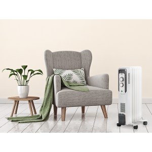 Масляный радиатор Ballu BOH/CB-07W  в интерьере