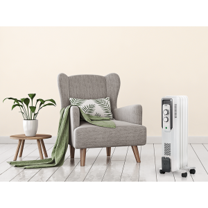 Масляный радиатор Ballu BOH/CB-05W в интерьере