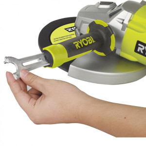 Ключ в рукоятке угловой шлифмашины Ryobi EAG2000RS 5133000550
