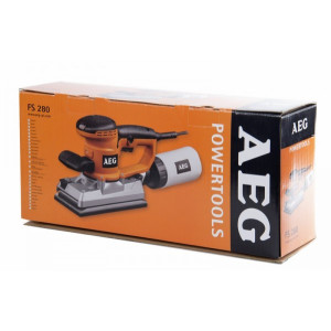 Вибрационная шлифмашина AEG Powertools FS 280 в упаковке