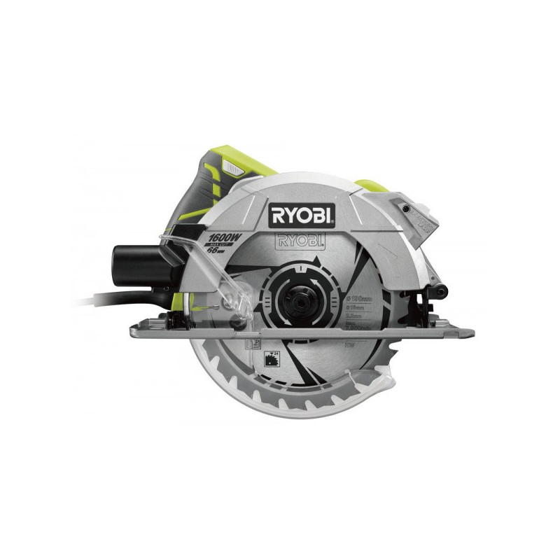Циркулярная пила Ryobi RCS1600-PG 5133002780 вид сбоку