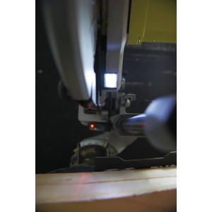 Торцовочная пила Ryobi EMS254L 5133001202 с подсветкой и лазерным маркером