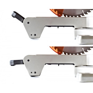 Торцовочная пила AEG Powertools PS 254 L 4935440670 с фиксаторами к столу