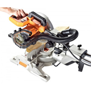 Торцовочная пила AEG Powertools PS 254 L 4935440670 с подключением к пулесосу