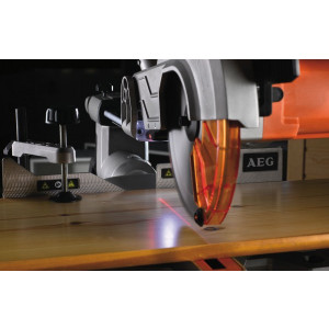 Торцовочная пила AEG Powertools PS 254 L 4935440670 с лазером и подсветкой