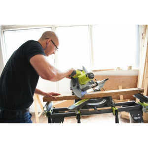 Торцовочная пила Ryobi EMS216L 5133001197 - распил под углом