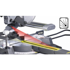 Торцовочная пила Ryobi EMS216L 5133001197 с лазерным маркером