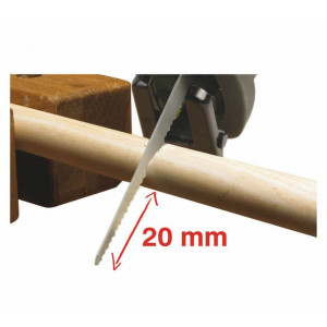 Глубина реза сабельной пилы Ryobi RRS1801M 5133001162 (без АКБ)