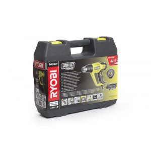 Строительный фен Ryobi EHG2020LCD 5133001730 в упаковке