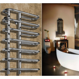 Полотенцесушитель Ростела Аллегро 500х700/7 НП (1") на стене