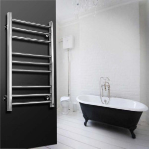 Полотенцесушитель Ростела Свирель V Квадрат 500x800/9 НП (1/2") на стене