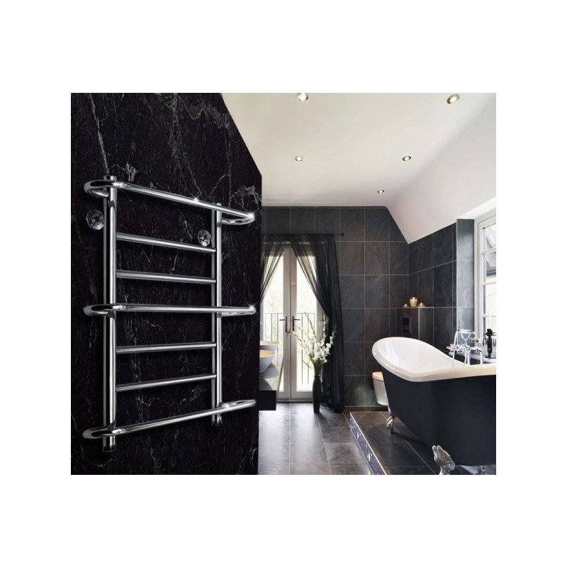 Полотенцесушитель Ростела Трио 600х700/7 НП (1") на стене