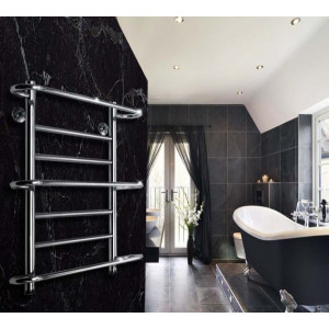 Полотенцесушитель Ростела Трио 600х700/7 НП (1") на стене