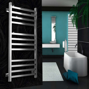 Полотенцесушитель Ростела Квадро V 30 400x1200/12 НП (1/2") на стене