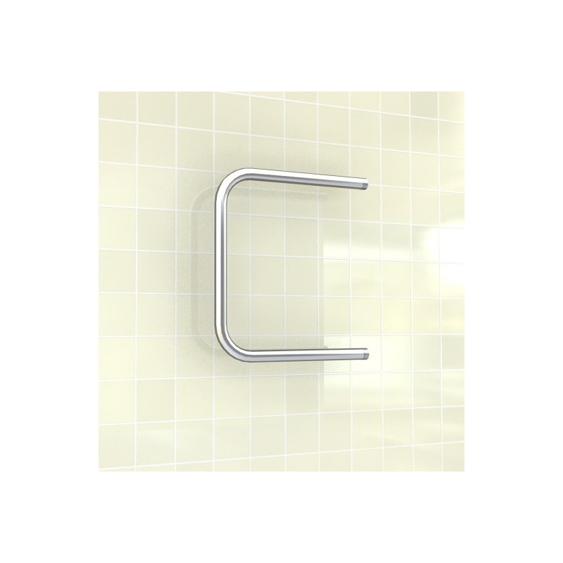 Полотенцесушитель Ростела П-образный ДУ-25 500x700 БП (1") на стене