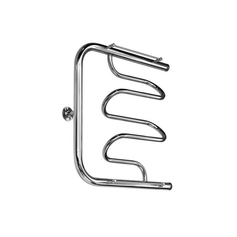 Полотенцесушитель Ростела Джаз ДУ-32 500x500 БП (1 1/4") с полочкой