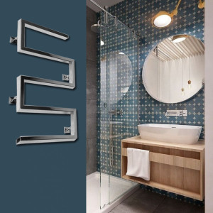 Полотенцесушитель Ростела Грация 500x750/5 (1/2") на стене