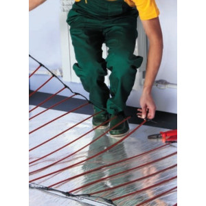 Нагревательный мат Caleo Unimat Rail-0600 монтаж