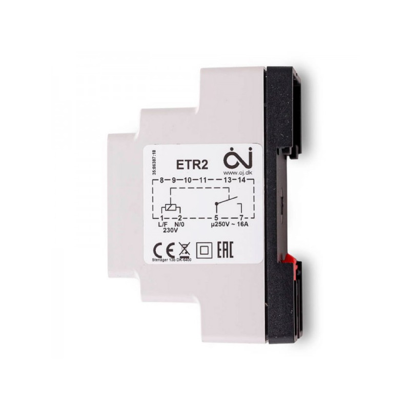 Терморегулятор OJ Microline ETR2-1550 - вид сбоку