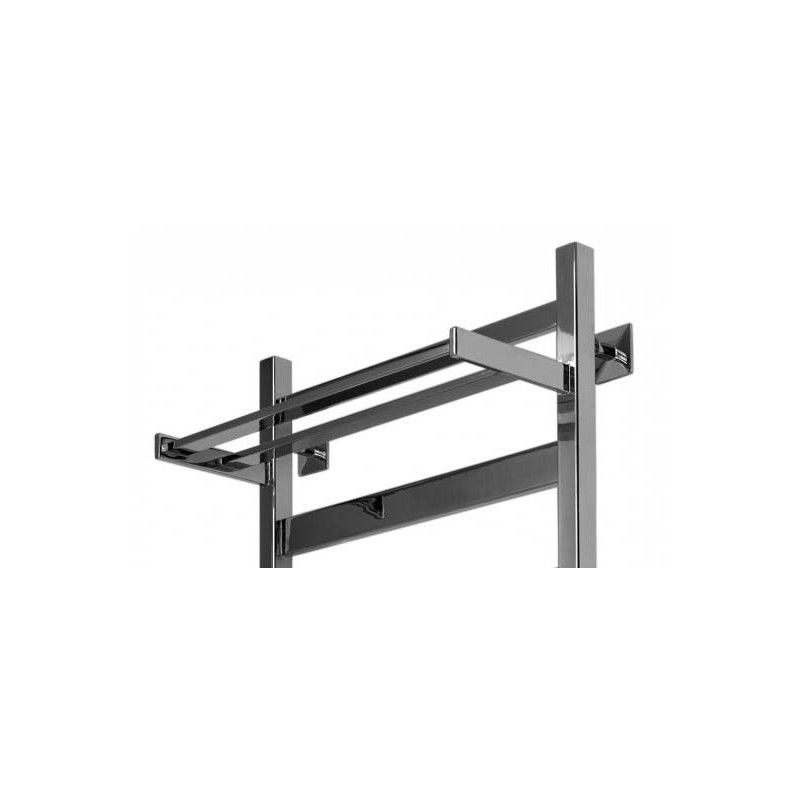 Полотенцесушитель Ростела Квадро V 50+ 400x1000/11 НП (1/2") с полочкой сверху