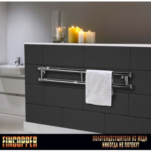 Полотенцесушитель Fincopper FCH 100х1170 НП/БП (1/2") белый