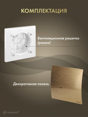 Вентиляционная решетка Awenta System+ RWO100-PEZ100 комплектация