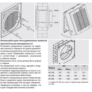 Вытяжной вентилятор Soler&Palau HV-300 M