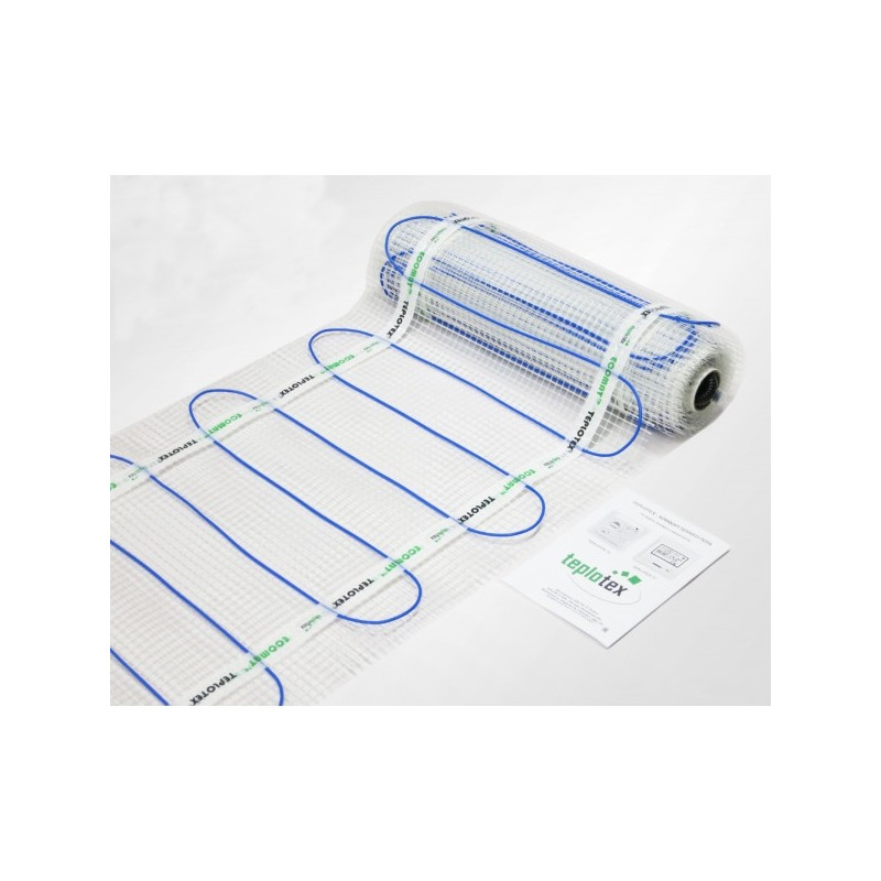 Нагревательный мат Teplotex Ecomat 150W 3 кв.м. 450 Вт в развернутом виде