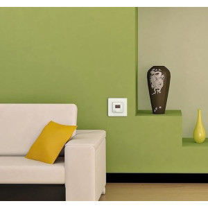 Терморегулятор Terneo St бежевый - в интерьере