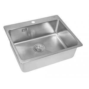 Кухонная мойка ZorG ZRE 6050 вид сбоку