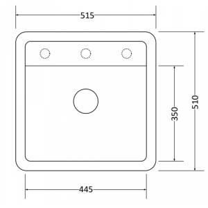 Габаритные размеры мойки ZorG Como 51 песчаный берег