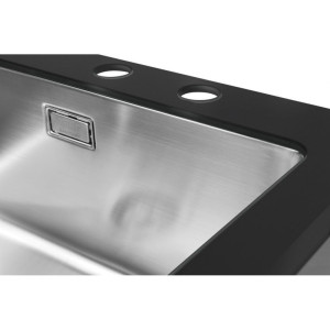 Стеклянная панель мойки ZorG GS 5553 черный