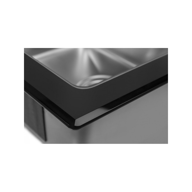 Стеклянная панель мойки ZorG GS 7850 черная