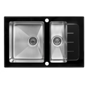 Кухонная мойка ZorG GS 7850-2 черная