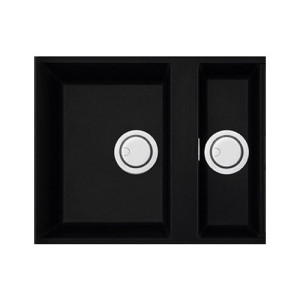 Кухонная мойка Elleci Best 475 K86 Black - вид чаш