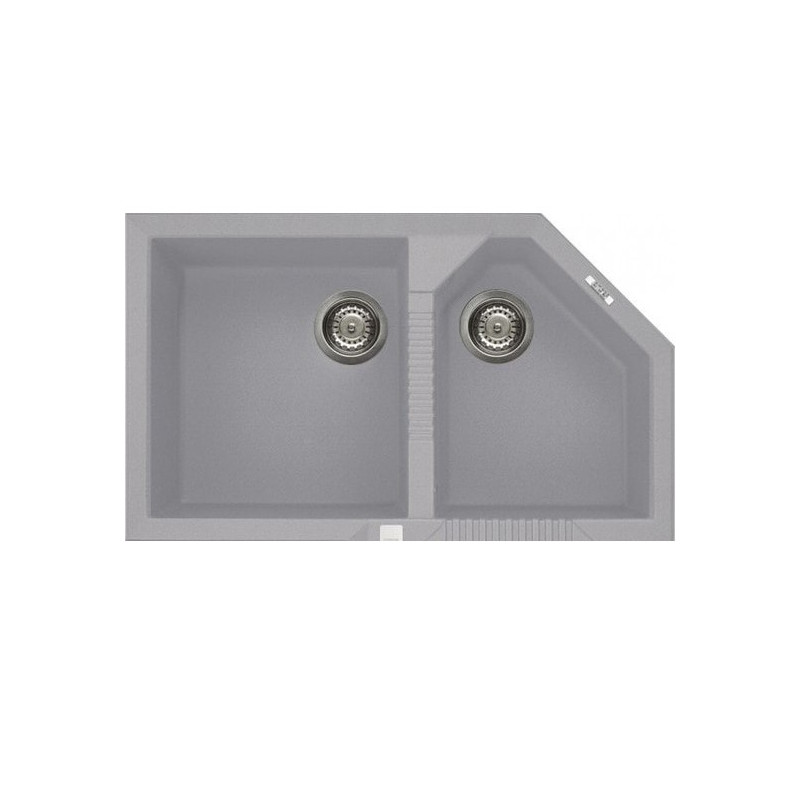 Кухонная мойка Elleci Tekno Corner M79 Aluminium - общий вид