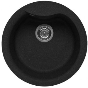 Кухонная мойка Elleci Ego Round G54 Nero Pietra