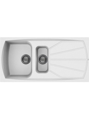 Кухонная мойка Elleci Living 475 G68 Bianco