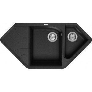 Кухонная мойка Elleci Ego Corner G40 Nero