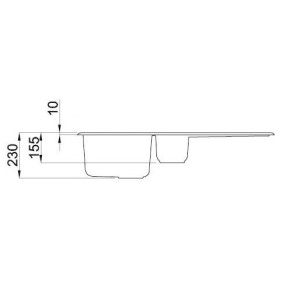 Кухонная мойка Elleci Master 475 G62 Bianco Antico