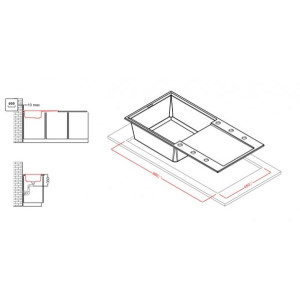 Кухонная мойка Elleci Easy 480 G62 Bianco Antico - установка