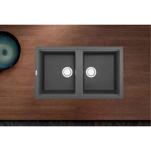 Кухонная мойка Elleci Best 450 K99 Dark Grey - общий вид