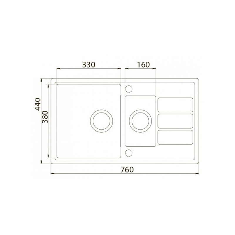 Кухонная мойка ZorG ECO 4 бежевая (без вентиля)