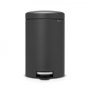 Мусорное ведро Brabantia Pedal Bin NewIcon 12 л минерально-графитовый