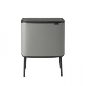 Мусорное ведро Brabantia Bo Touch Bin 36 л минерально-серый
