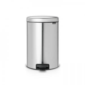 Мусорное ведро Brabantia Pedal Bin NewIcon 20 л стальной матовый с защитой от отпечатков