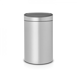 Мусорное ведро Brabantia Touch Bin New 40 л серый металлик