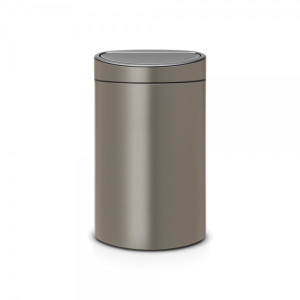 Мусорное ведро Brabantia Touch Bin Recycle с 2-мя отделениями 10+23 л платиновый